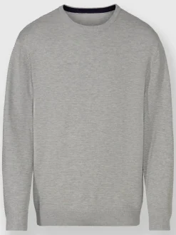 Pull encolure ronde mailles à l'envers tendance