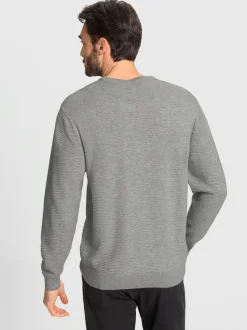 Pull encolure ronde mailles à l'envers tendance