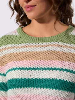 Pull encolure ronde pur coton