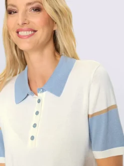 Pull en tricot fin motif à rayures mode