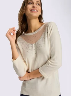 Pull en tricot fin 50% viscose