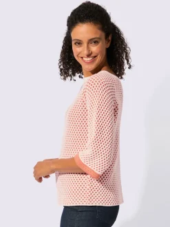 Pull en tricot manches 3/4