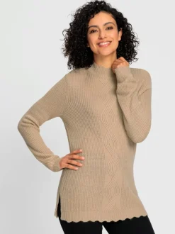 Pull long coupe affinante