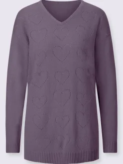 Pull long encolure en v affinante