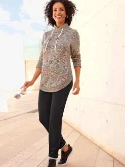 Pull long pur coton