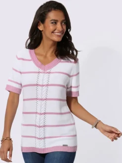 Pull à manches courtes 50% coton
