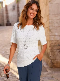 Pull à manches courtes produit certifié ocs