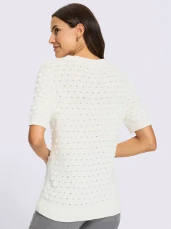 Pull à manches courtes produit certifié ocs