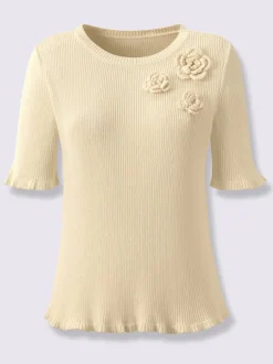 Pull à manches courtes 42% viscose