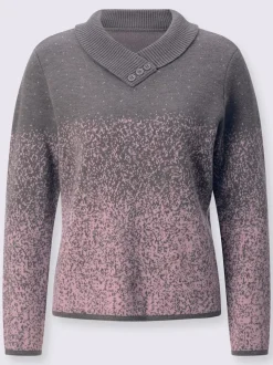 Pull à manches longues avec laine