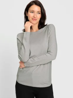 Pull à manches longues avec viscose (ecovero)