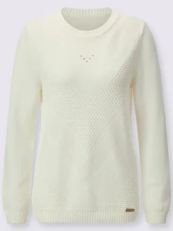 Pull à manches longues 50% coton