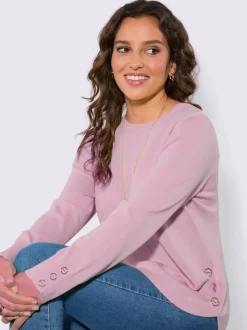 Pull à manches longues 50% coton