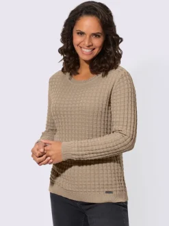 Pull à manches longues 50% coton