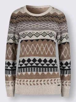 Pull à manches longues 65% coton