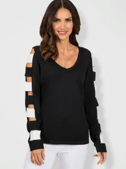 Pull à manches longues qualité viscose douce