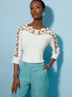 Pull à manches 3/4 70% viscose (ecovero)