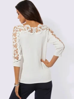 Pull à manches 3/4 70% viscose (ecovero)