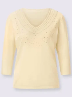 Pull à manches 3/4 70% viscose (ecovero)