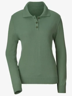 Pull polo tricot fin élégant