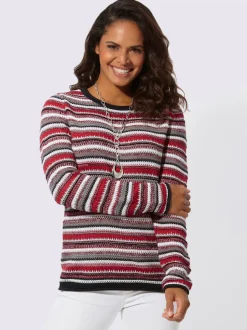 Pull à rayures 62% coton
