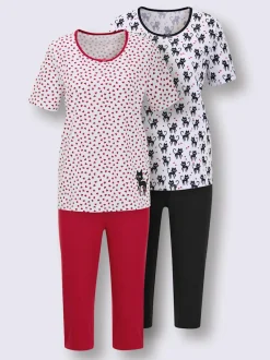 Pyjama court jersey fin