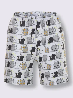 Pyjama court jersey fin