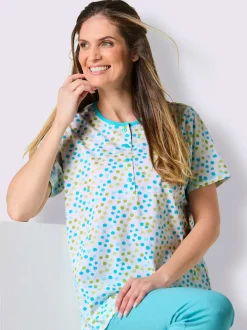 Pyjama court jersey fin