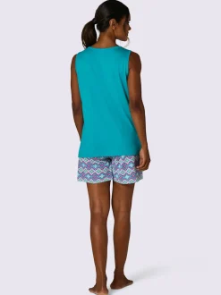 Pyjama court jersey fin