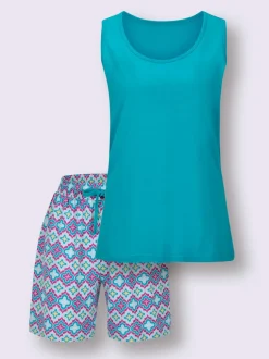 Pyjama court jersey fin