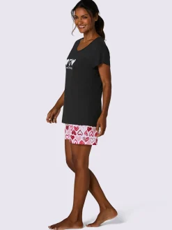 Pyjama court jersey fin