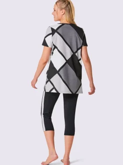 Pyjama court jersey fin