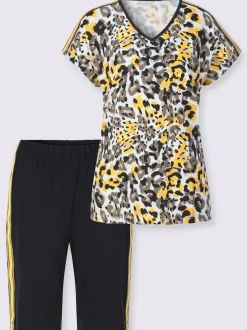 Pyjama court jersey fin