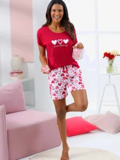 Pyjama court jersey fin