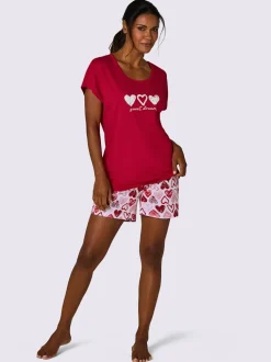 Pyjama court jersey fin