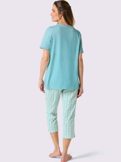 Pyjama court jersey fin