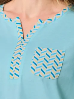 Pyjama court jersey fin