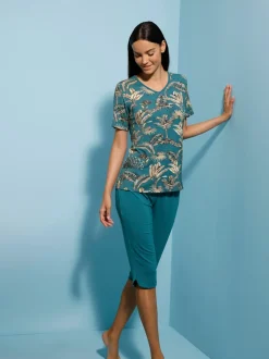 Pyjama court jersey fin