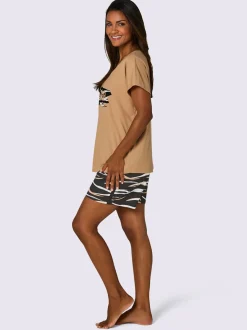 Pyjama court jersey fin