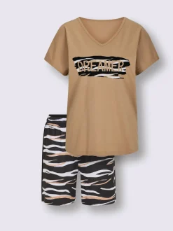Pyjama court jersey fin