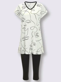 Pyjama court jersey fin