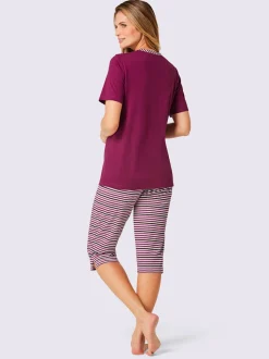 Pyjama court jersey fin
