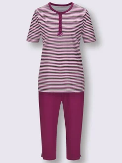 Pyjama court jersey fin