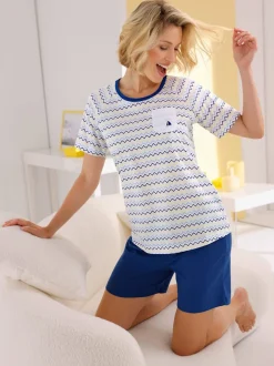 Pyjama court jersey fin