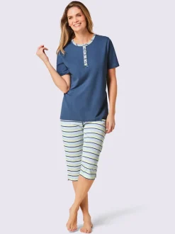 Pyjama court jersey fin
