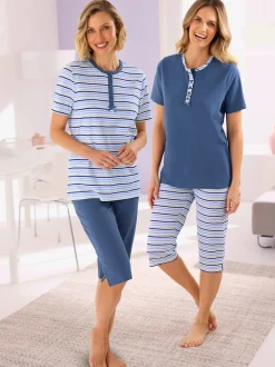 Pyjama court jersey fin