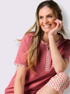 Pyjama court jersey fin