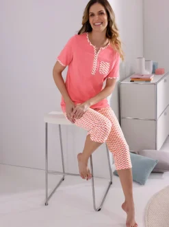 Pyjama court jersey fin