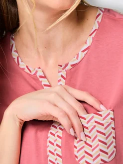 Pyjama court jersey fin