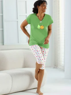 Pyjama court jersey fin